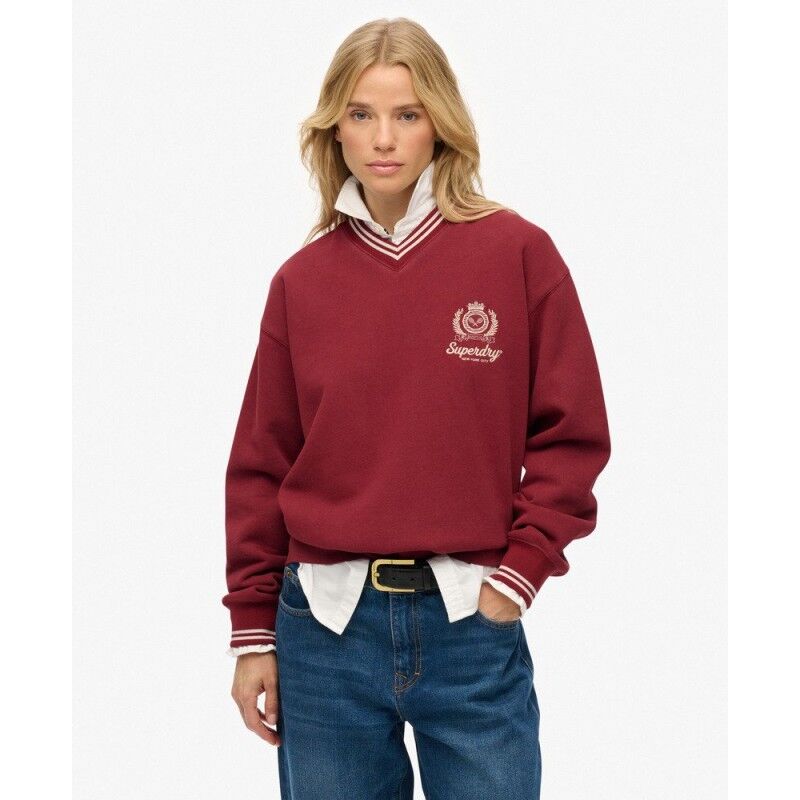 Country Club V-Neck Sweatshirt - Dámská mikina