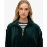 Superdry Country Club Velour Quarter Zip - Jumper - Women's | Hardloop