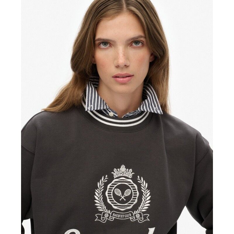 Superdry Country Club Loose Crew Sweatshirt - Pullover - Damen | Hardloop
