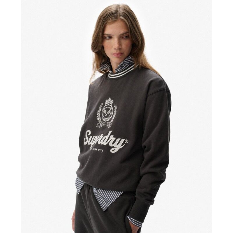 Superdry Country Club Loose Crew Sweatshirt - Sweatere - Damer | Hardloop
