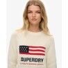 Superdry Americana Crew Knit Jumper - Dámsky pullover | Hardloop