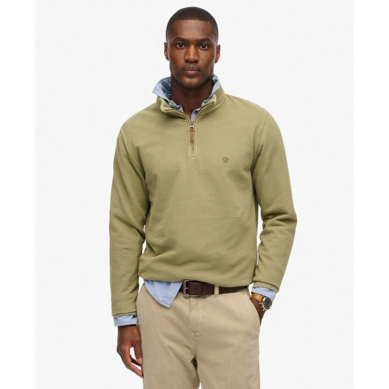 Superdry Classic Essential Half Zip Sweatshirt - Sweatshirt sem capuz homem | Hardloop