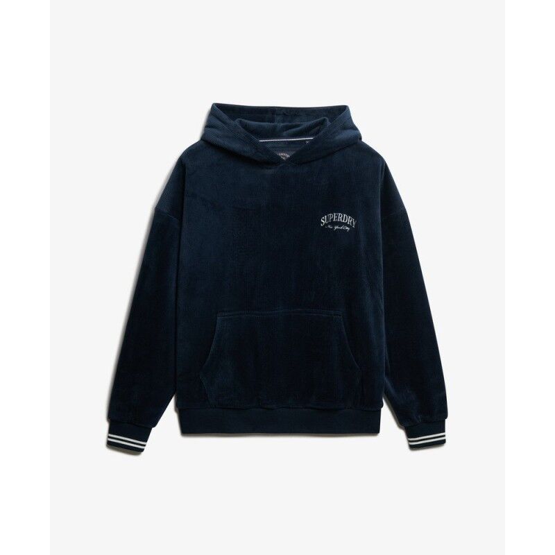 Country Club Velour Relaxed Hoodie - Munkjacka - Dam