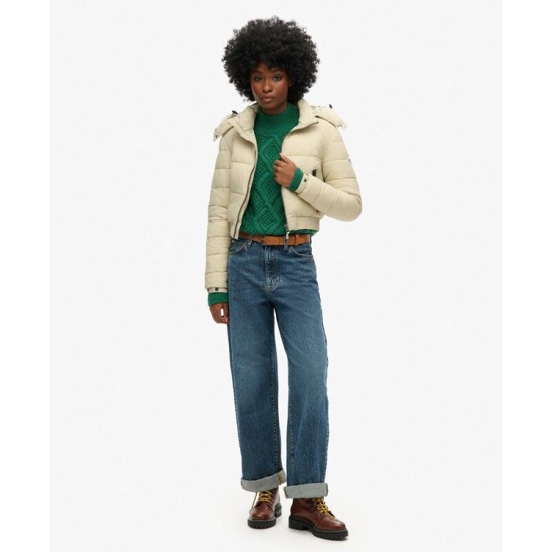 Superdry Crop Hooded Fuji Jacket - Synthetic jacket - Women's | Hardloop