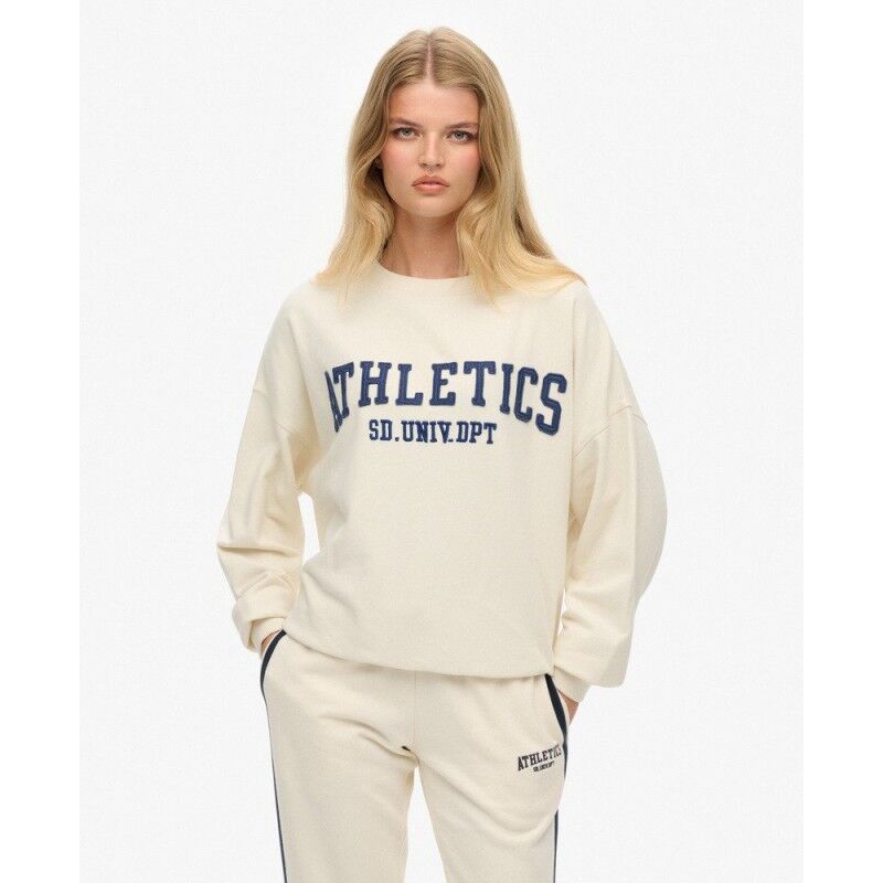 Superdry Athletic Essentials Applique Crew Sweatshirt - Sweatere - Damer | Hardloop