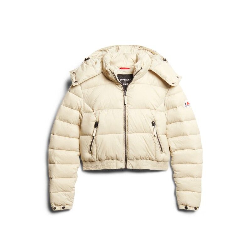 Superdry Crop Hooded Fuji Jacket - Kunstfaserjacke - Damen | Hardloop