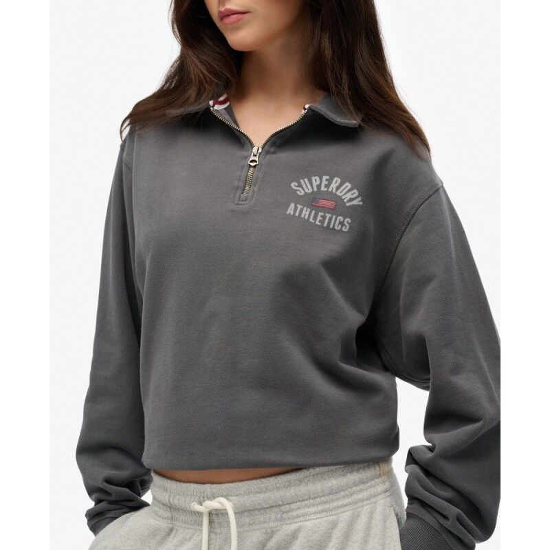 Superdry Athletic Collared Half Zip Jumper - Pullover - Damen | Hardloop