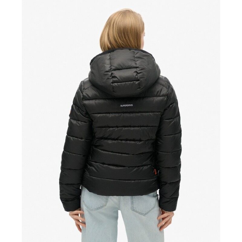 Superdry Hooded Fuji Quilted Padded Jacket - Dunjakke - Damer | Hardloop