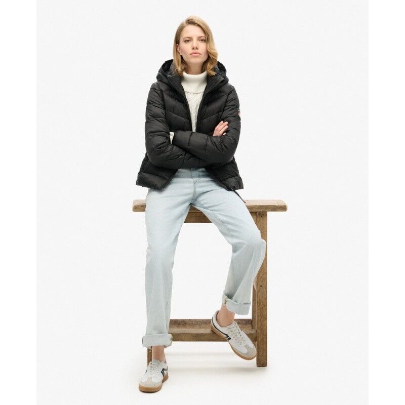 Superdry Hooded Fuji Quilted Padded Jacket - Kurtka damski | Hardloop