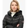 Superdry Hooded Fuji Quilted Padded Jacket - Syntetjacka - Dam | Hardloop