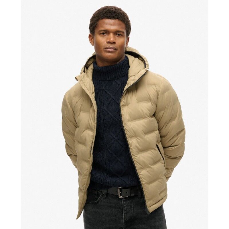 Superdry Hooded Quilted Puffer Coat - Doudoune homme | Hardloop