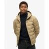 Superdry Hooded Quilted Puffer Coat - Tekokuitutakki - Miehet | Hardloop