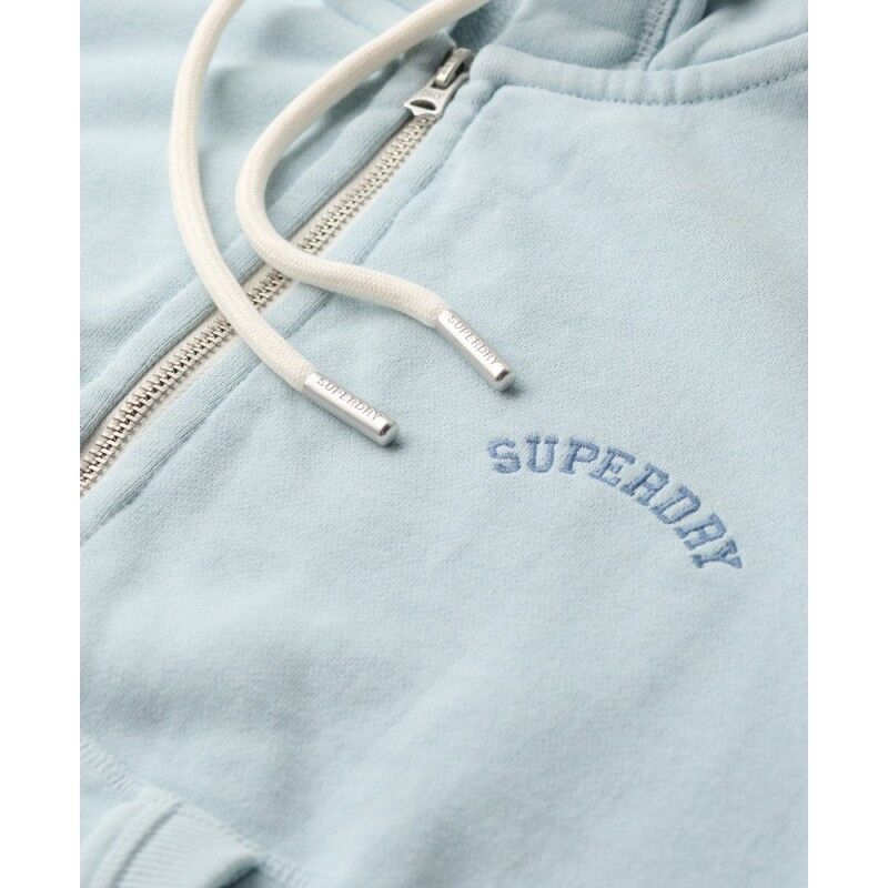 Superdry Essential Logo Cropped Ziphood - Dámská mikina | Hardloop