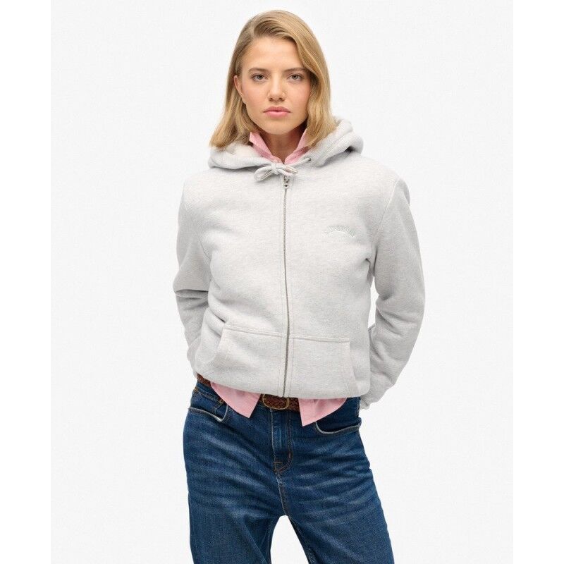 Borg Lined Zip Hoodie - Huppari - Naiset