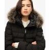 Superdry Fuji Faux Fur Hooded Longline Jacket - Giacca sintetica - Donna | Hardloop