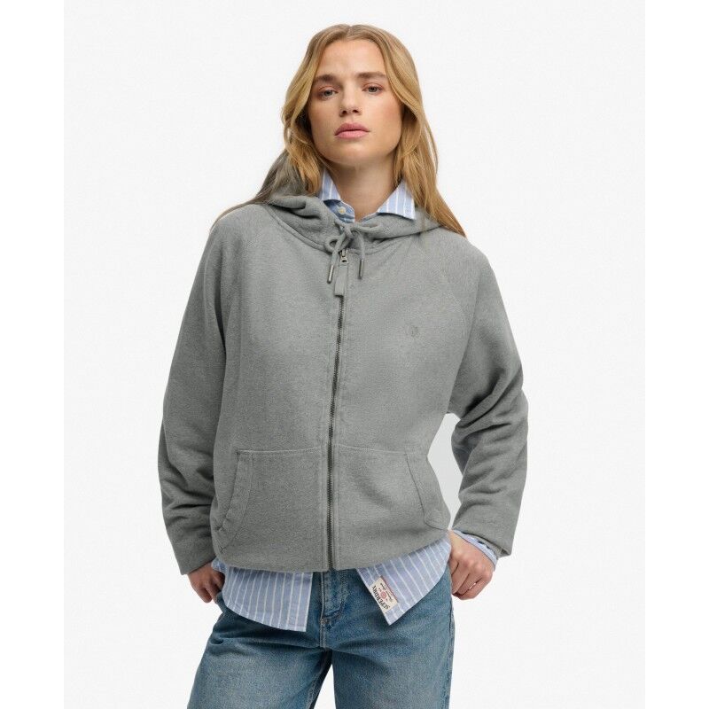 Superdry Studios Relaxed Zip Hoodie - Bluza z kapturem damska | Hardloop