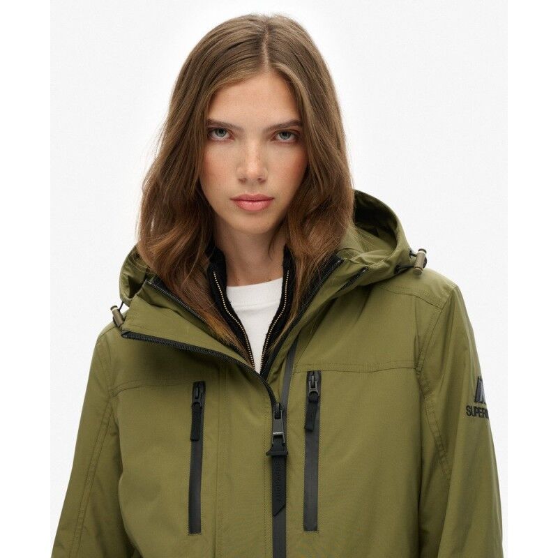 Superdry Hooded Longline Shell Parka - Parka - Mujer | Hardloop