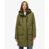 Superdry Hooded Longline Shell Parka - Parka - Damer | Hardloop
