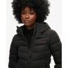 Superdry Hooded Microfibre Padded Jacket - Casaco penas mulher | Hardloop