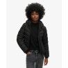 Superdry Hooded Microfibre Padded Jacket - Synthetic jacket - Women's | Hardloop