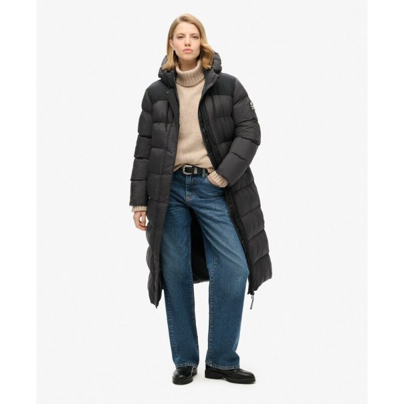 Superdry Rip-Stop Longline Puffer Coat - Dámská péřova | Hardloop