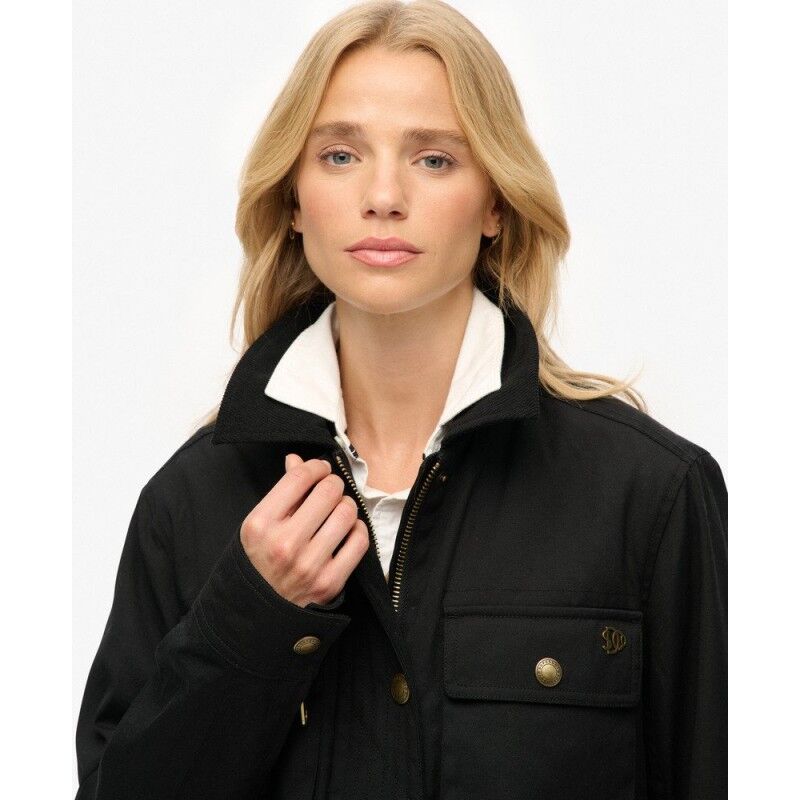 Superdry Wax Jacket - Casaco impermeável mulher | Hardloop