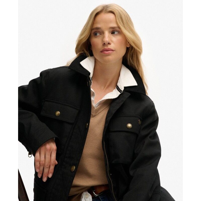 Superdry Wax Jacket - Dámská nepromokavá bunda | Hardloop