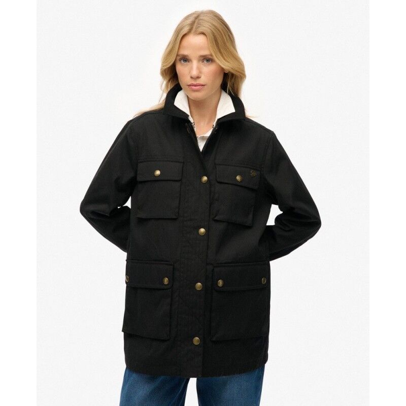 Superdry Wax Jacket - Casaco impermeável mulher | Hardloop