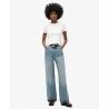 Superdry Organic Cotton Wide Leg Jeans - Pantalon femme | Hardloop