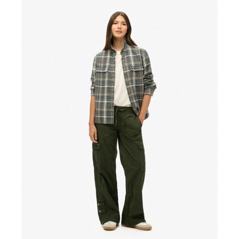Superdry Low Rise Wide Leg Cargo Pants - Pantaloni - Donna | Hardloop