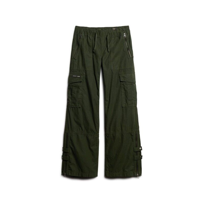 Superdry Low Rise Wide Leg Cargo Pants - Trousers - Women's | Hardloop