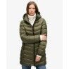 Superdry Hooded Fuji Mid Padded Jacket - Donsjack - Dames | Hardloop