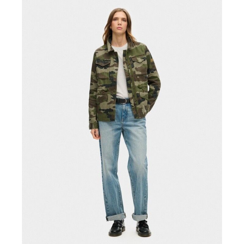 Superdry Embroidered M65 Military Jacket - Casaco mulher | Hardloop