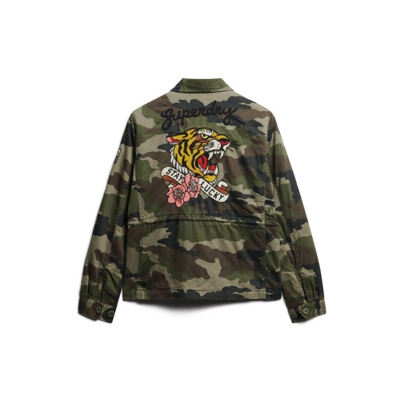 Superdry Embroidered M65 Military Jacket - Dámská bunda | Hardloop