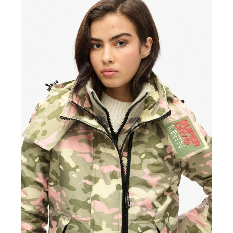 Superdry Hooded Mountain Windbreaker Jacket - Veste coupe-vent femme | Hardloop