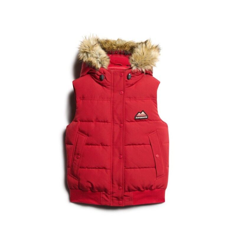 Superdry Everest Faux Fur Gilet - Kunstfaserweste - Damen | Hardloop