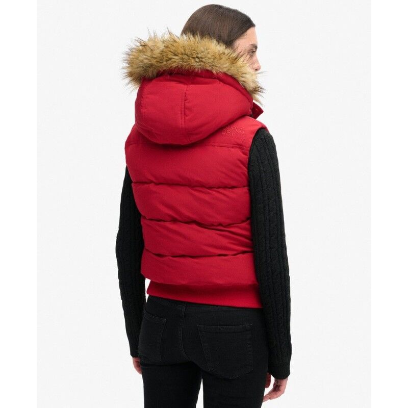 Superdry Everest Faux Fur Gilet - Kunstfaserweste - Damen | Hardloop