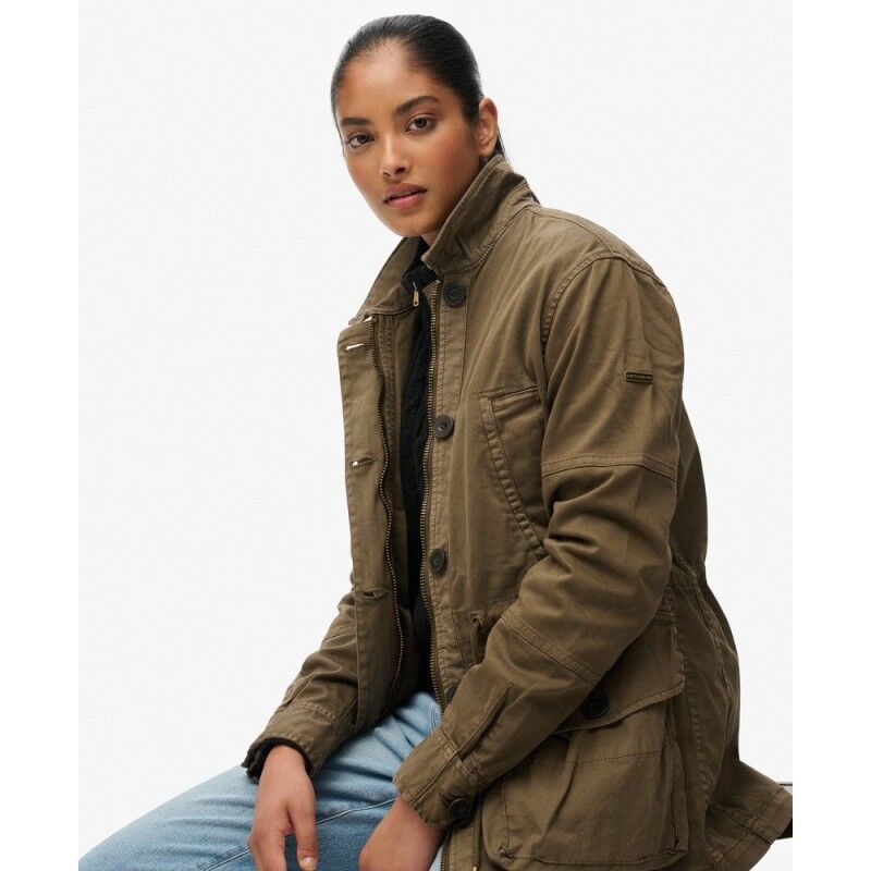 Superdry Dropped Waist Jacket - Casaco mulher | Hardloop
