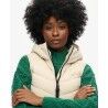 Superdry Hooded Microfibre Padded Gilet - Kunstfaserweste - Damen | Hardloop