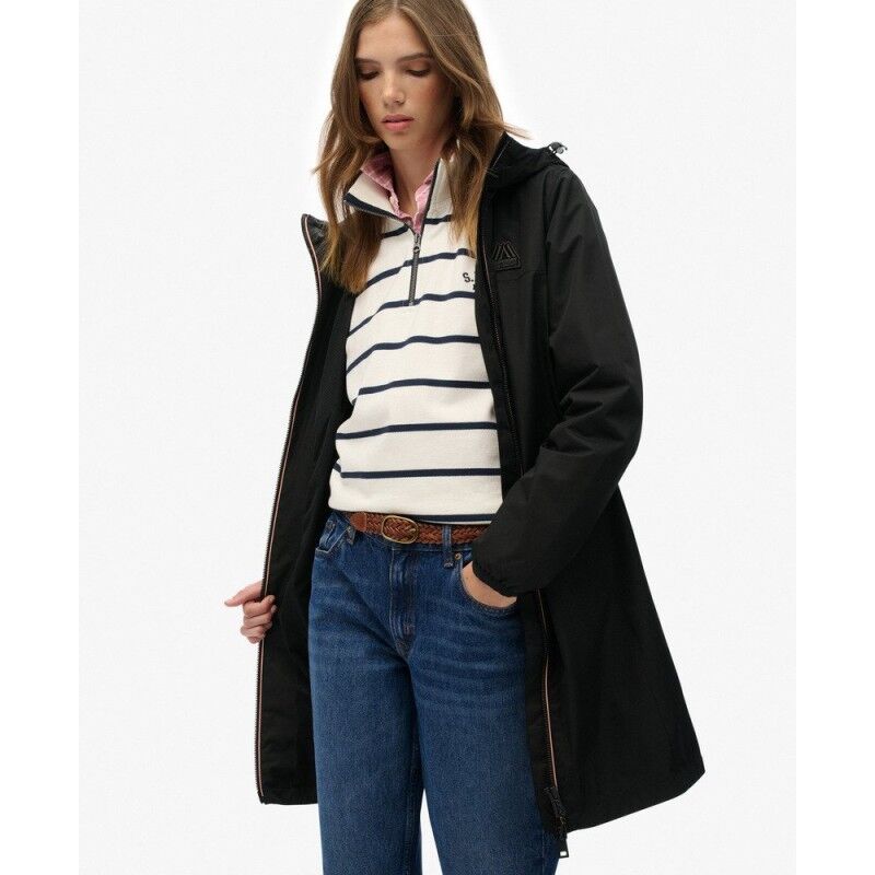 Superdry Longline Tri Windbreaker Jacket - Windjacke - Damen | Hardloop