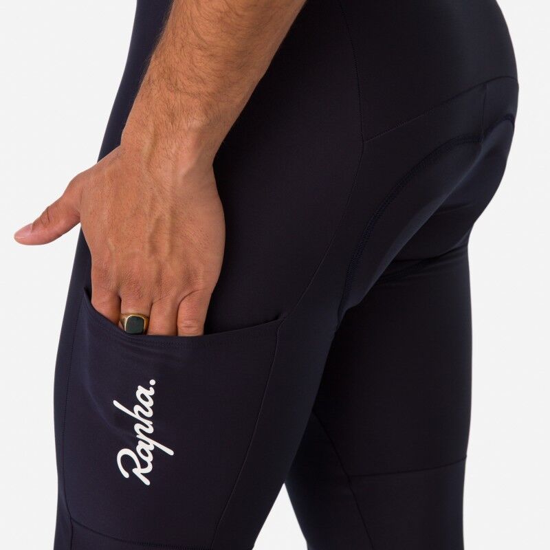 Rapha Men's Core Cargo Winter Tights with Pad - Cuissard long vélo homme | Hardloop