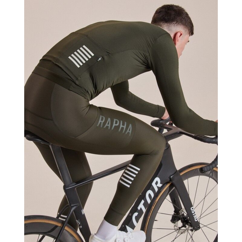 Rapha Men's Pro Team Long Sleeve Midweight Jersey II - Long sleeve cycling jersey - Men's | Hardloop
