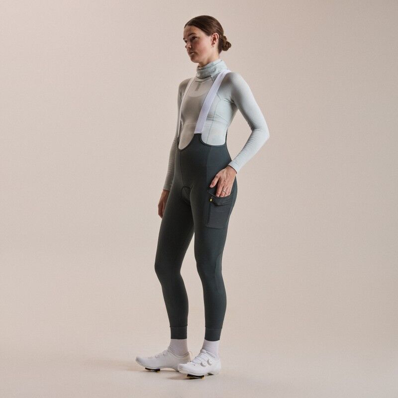Rapha Women's Brevet Cargo Winter Tights - Cuissard long vélo femme | Hardloop
