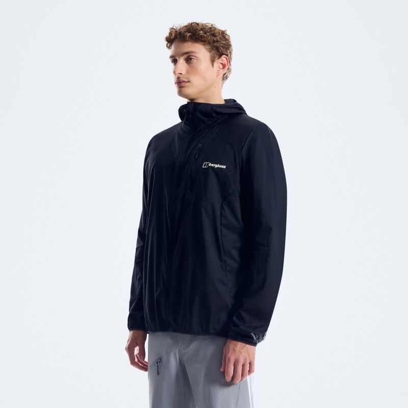 Berghaus Trail Hooded Wind Shell - Vindjacka - Herr | Hardloop