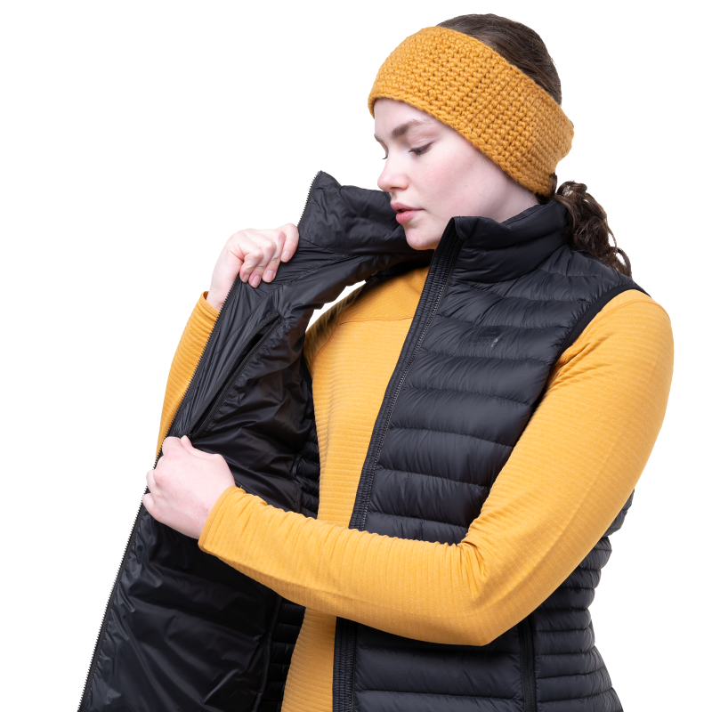 Mountain Equipment Earthrise Vest - Colete penas mulher | Hardloop
