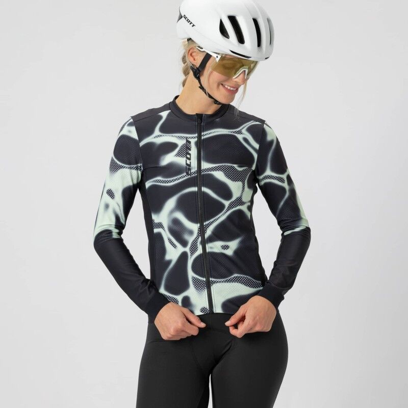 Scott Pro Mid Long-Sleeve Jersey - Maillot ciclismo manga larga - Mujer | Hardloop