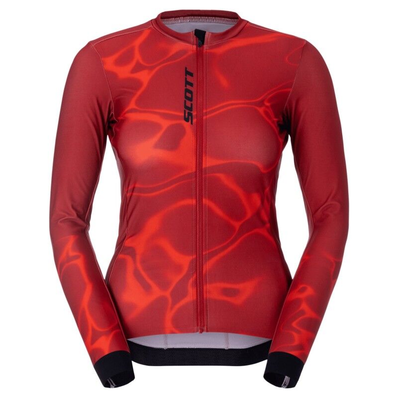 Scott Pro Mid Long-Sleeve Jersey - Cykeltrøje lang ærme - Damer | Hardloop