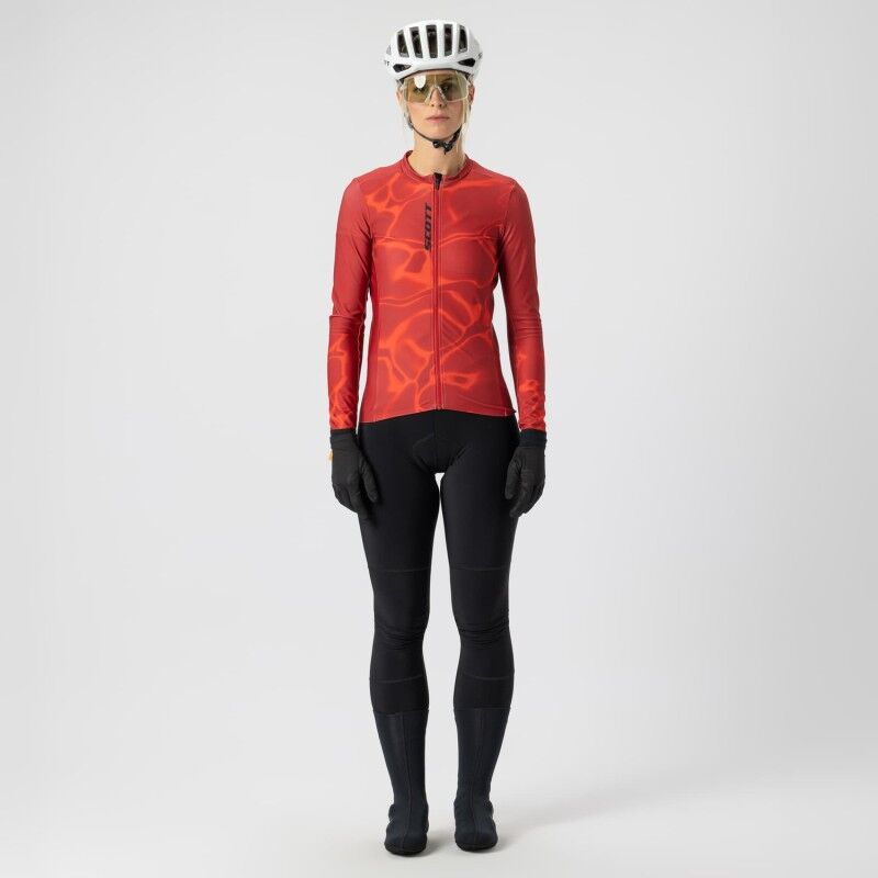 Scott Endurance Warm LS Jersey - Dámský cyklistický dres dlouhý rukáv | Hardloop