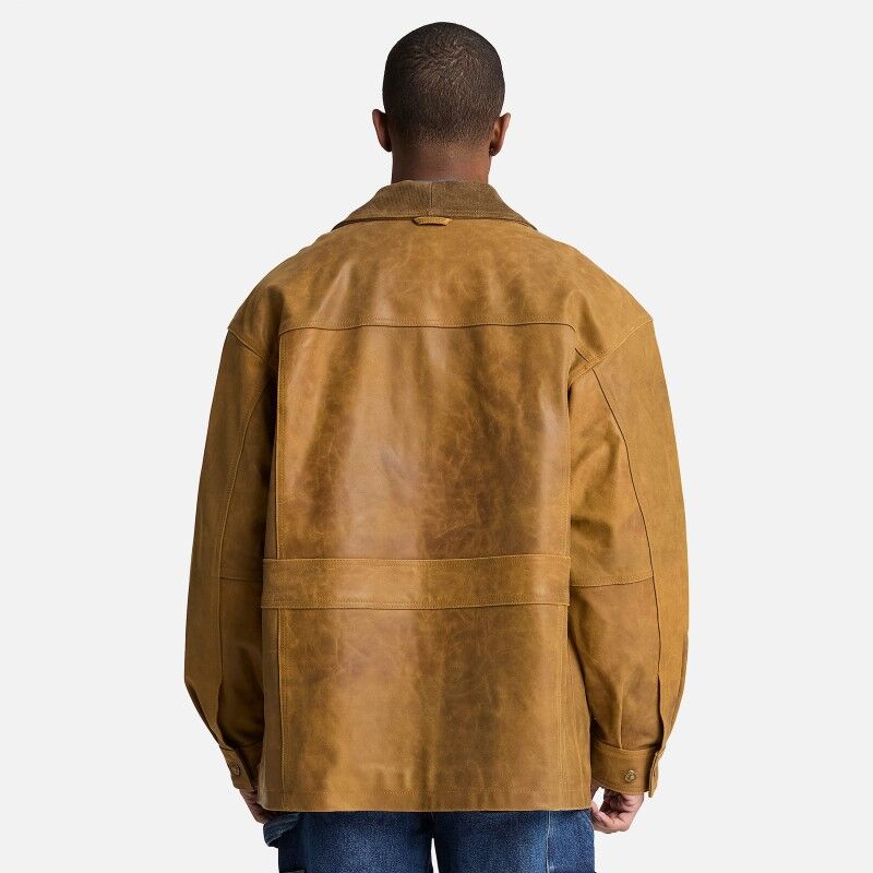 Timberland Leather Field Coat - Veste homme | Hardloop
