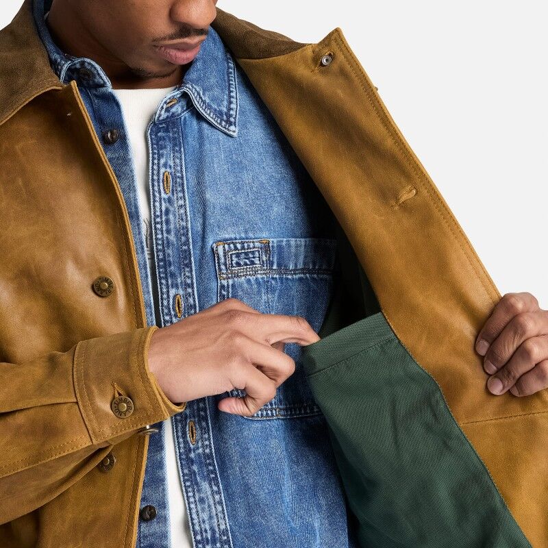 Timberland Leather Field Coat - Veste homme | Hardloop